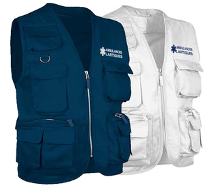 Gilet mutipoches pour professionnels de la santé et du premier secours